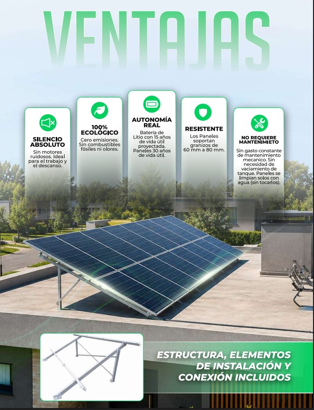 GENERADOR SOLAR DE ENERGÍA 5.2 KW LUSQTOFF GSIL5.2-8 - Imagen 6