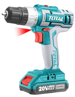 TOTAL TALADRO ATORNILLADOR BATERIA 10 MM 20 VOLT - Imagen 3