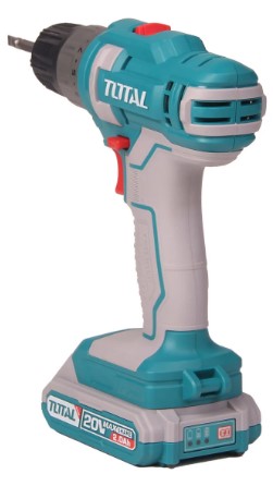 TOTAL TALADRO ATORNILLADOR BATERIA 10 MM 20 VOLT - Imagen 7