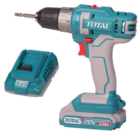 TOTAL TALADRO ATORNILLADOR BATERIA 10 MM 20 VOLT - Imagen 9