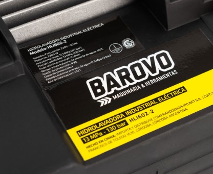 BAROVO HIDROLAVADORA INDUSTRIAL HLI602-2 - Imagen 7